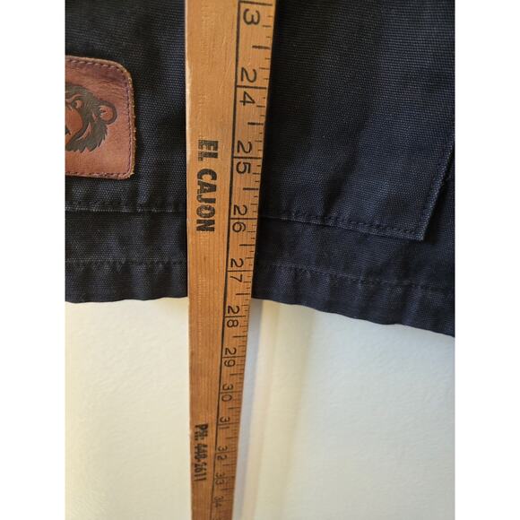 Vans 66/99 Geoff Rowley Sleeveless Denim Vest Black Size M Skater Multi Pocket - Picture 10 of 10